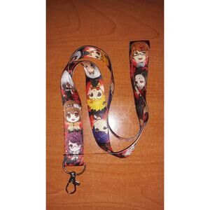 Anime Tokyo Ghoul Characters Neck Strap Lanyard Fabric One Size Red Unisex